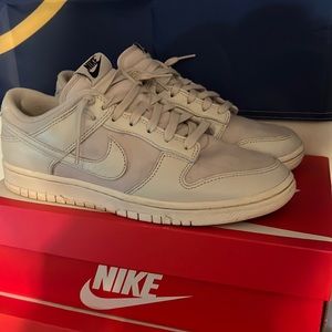 Beige Nike dunk. Very slightly used